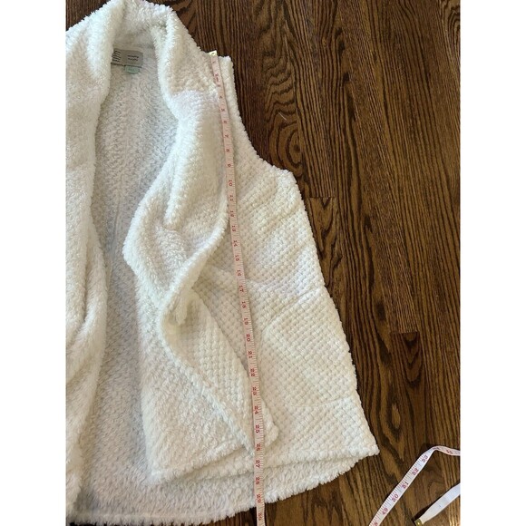 Anthropologie Cream Textured Vest - Picture 7 of 8